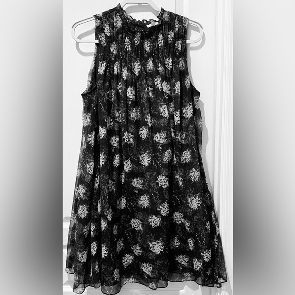 Joie Thelene Sleeveless Mini Dress in Baltic Print Chiffon - Picture 2 of 11